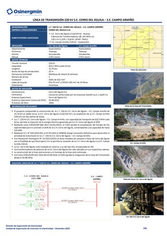 Compendio de Proyectos de Generación y Transmisión Eléctrica en ...
