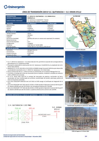 Compendio de Proyectos de Generación y Transmisión Eléctrica en ...