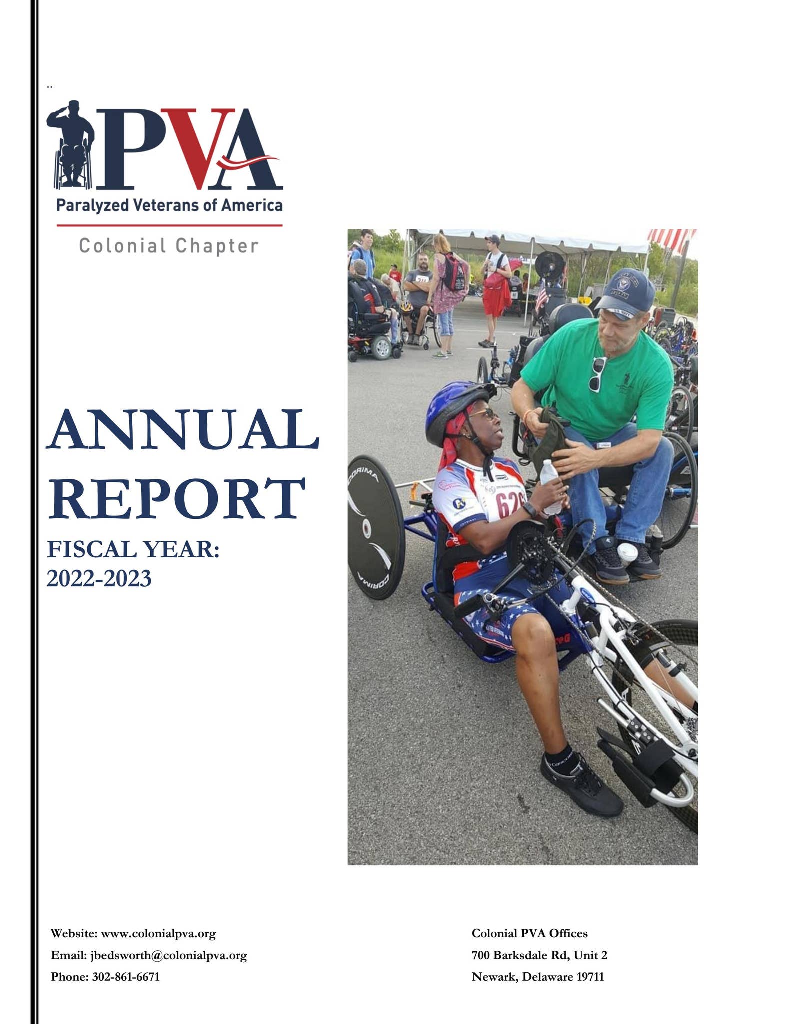 Jason Spohn Annual Report 22-23 Colonial Chapter PVA by Jason Spohn - Colonial PVA ...