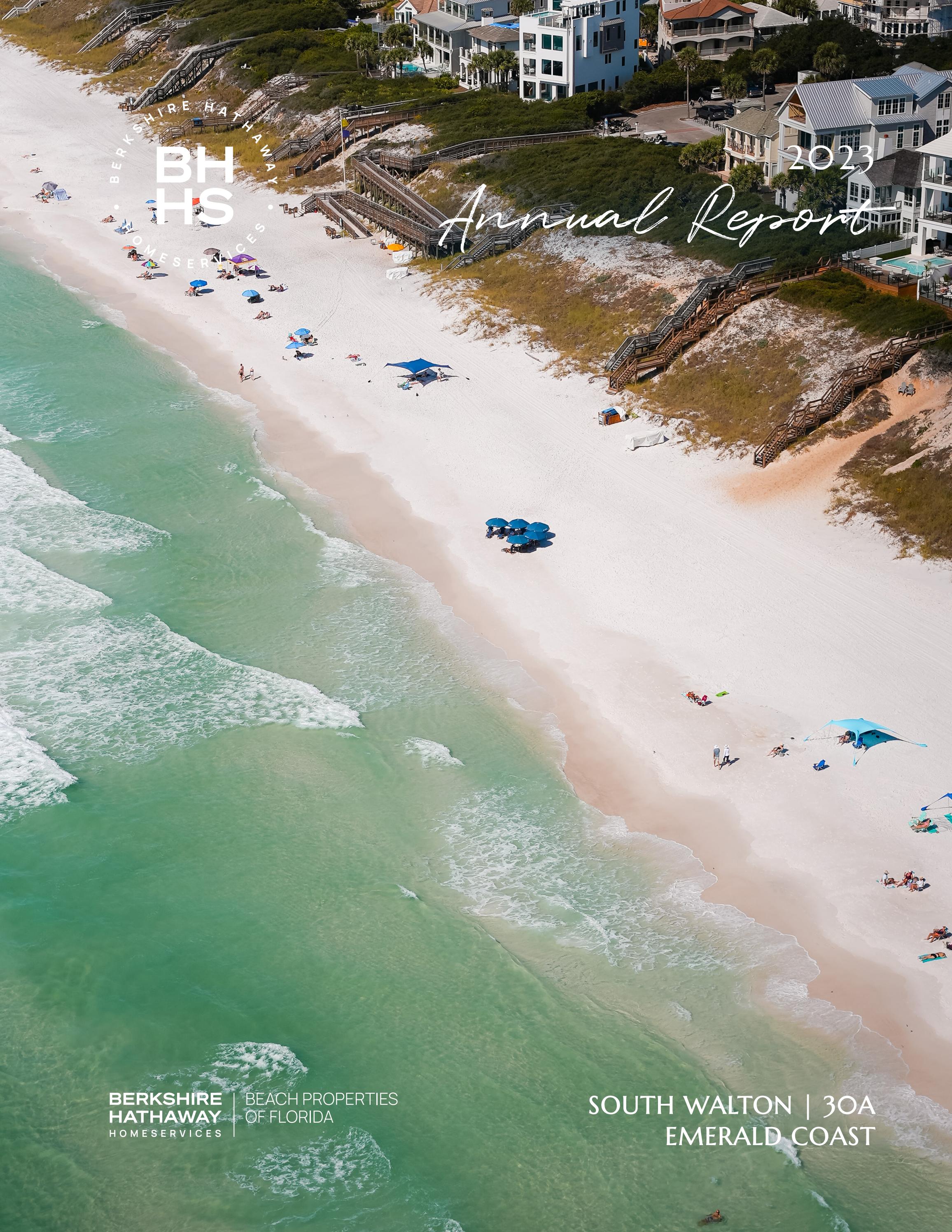 30A/Emerald Coast 2023 Annual Market Report Berkshire Hathaway HomeServices Beach Properties