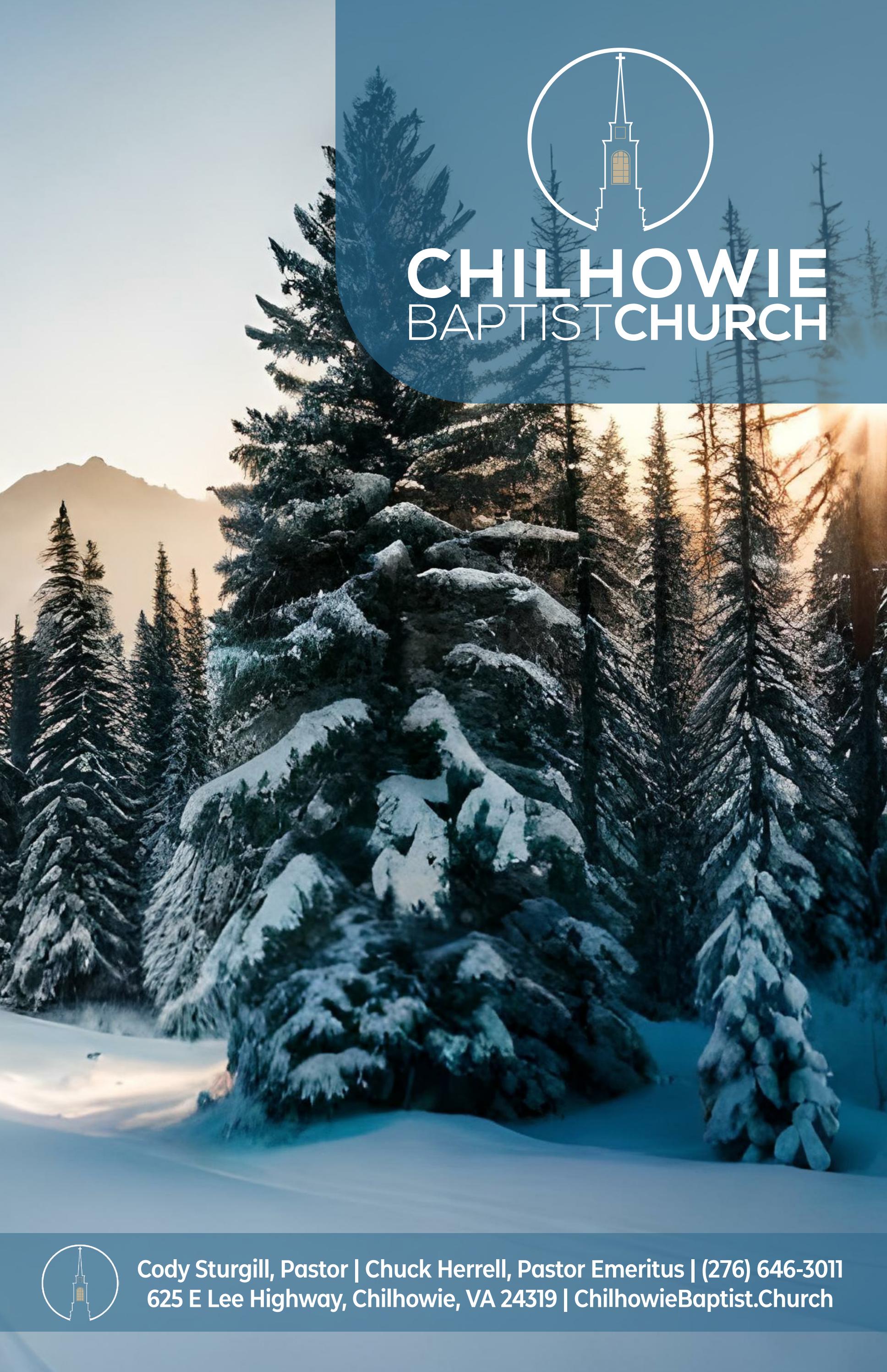 Bulletin by Chilhowie Baptist Church Issuu