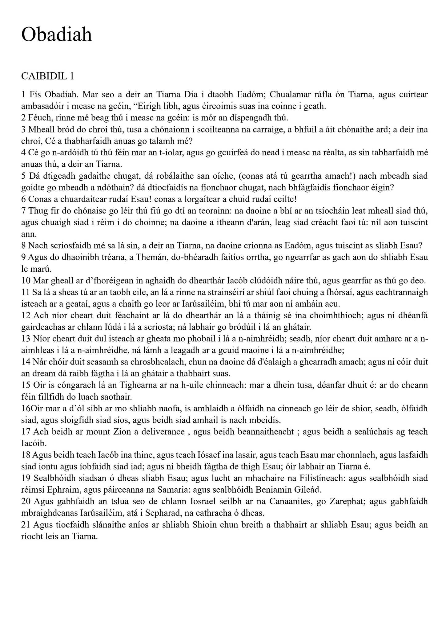 Irish Obadiah by Filipino Tracts and Literature Society Inc. Issuu