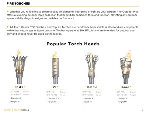 THE OUTDOOR PLUS The Outdoor Plus | 2024 Torches × Towers 家具目录 第 2 页