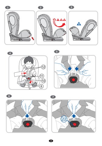 AVIATOR SPS Isofix Manual Instruction 第 4 页