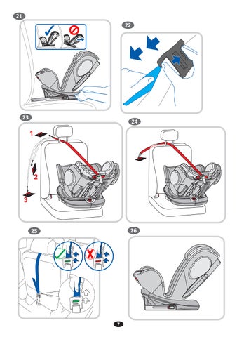 AVIATOR SPS Isofix Manual Instruction 第 7 页