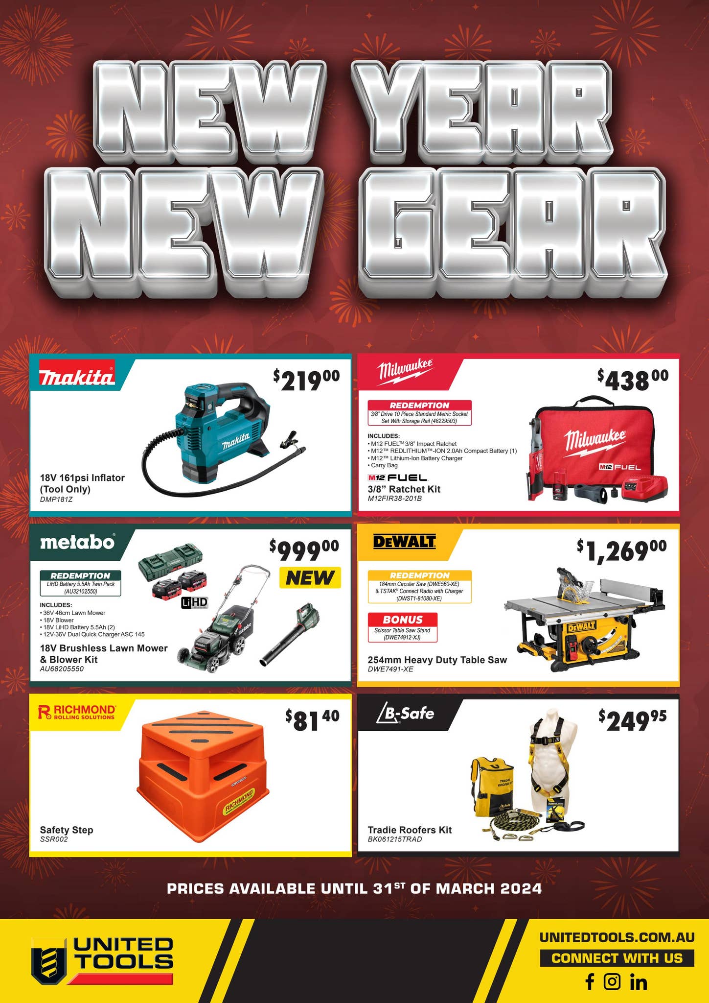 United Tools - New Year New Gear Catalogue by Catalogue Specials - Issuu