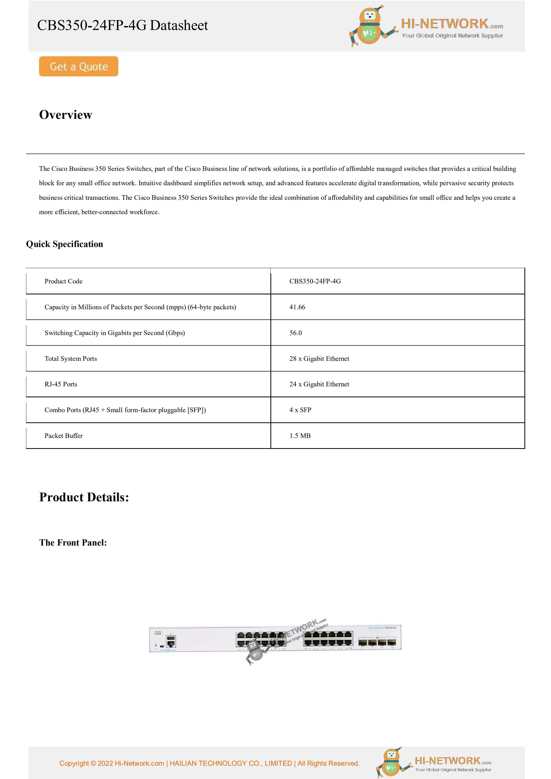 cisco-cbs350-24fp-4g-datasheet by Hi-Network - Issuu