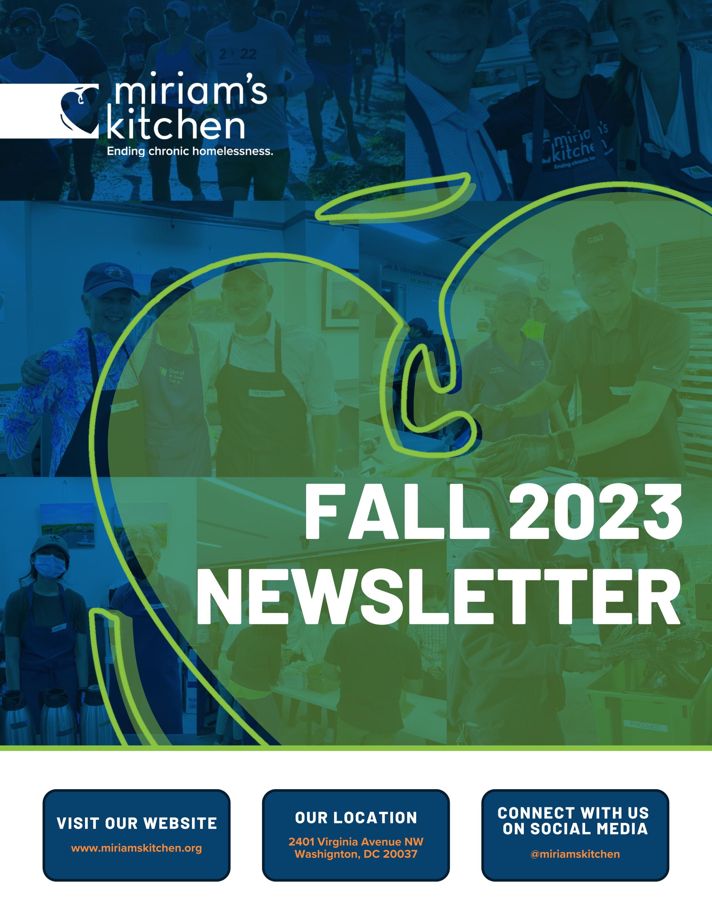 MK 2023 Fall Newsletter by miriamskitchendc - Issuu