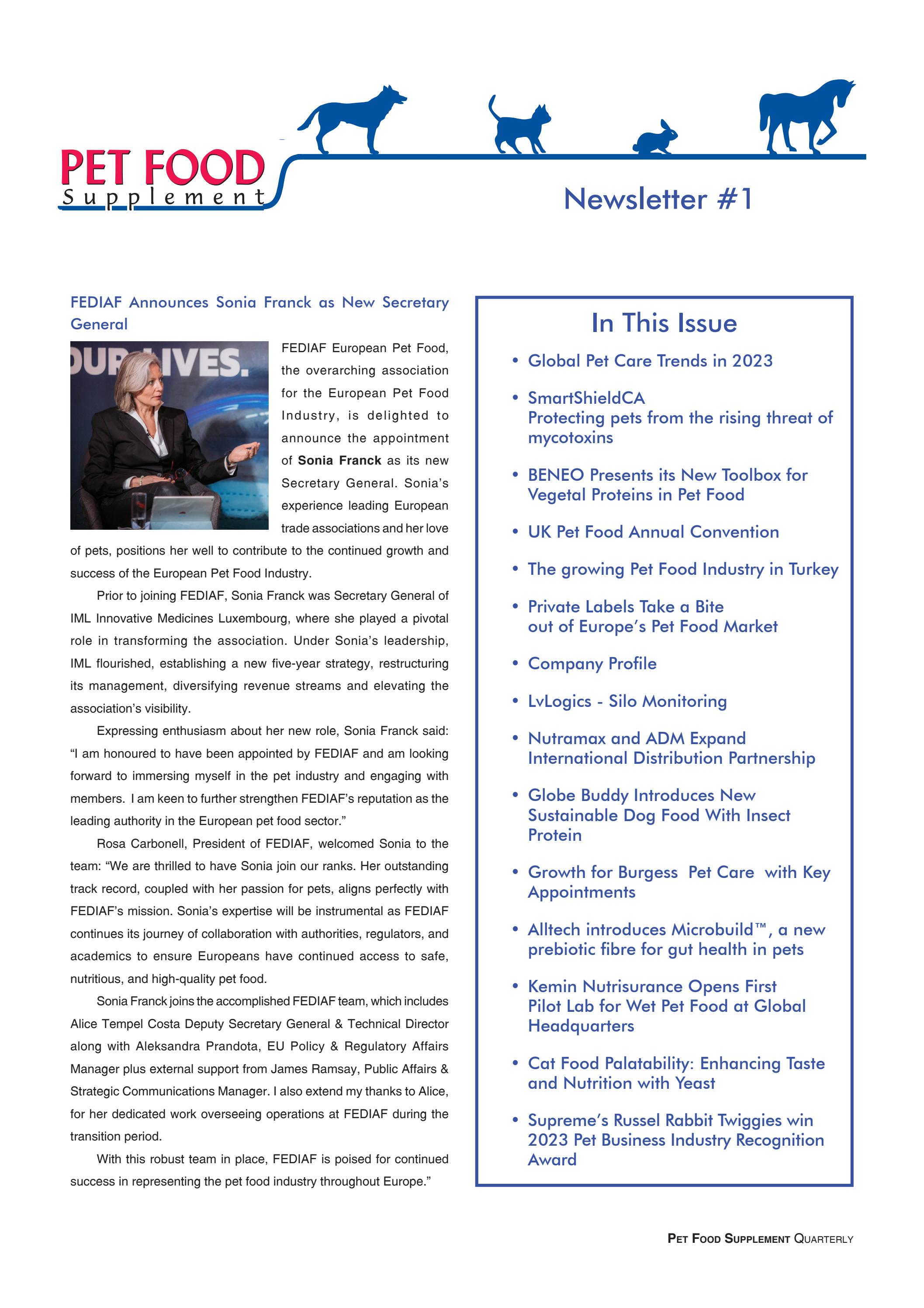 Pet Food Supplement Newsletter 24/01 by Feed Compounder Issuu
