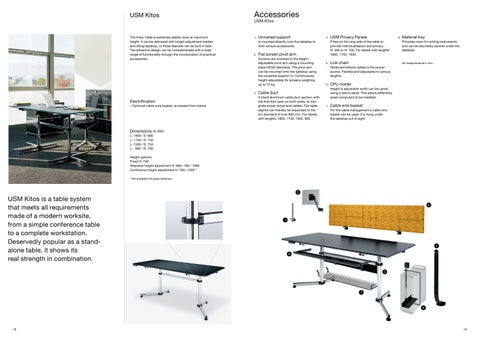 USM - Desks and meeting tables (English) 第 10 页