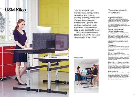 USM - Desks and meeting tables (English) 第 6 页