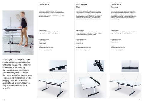 USM - Desks and meeting tables (English) 第 8 页