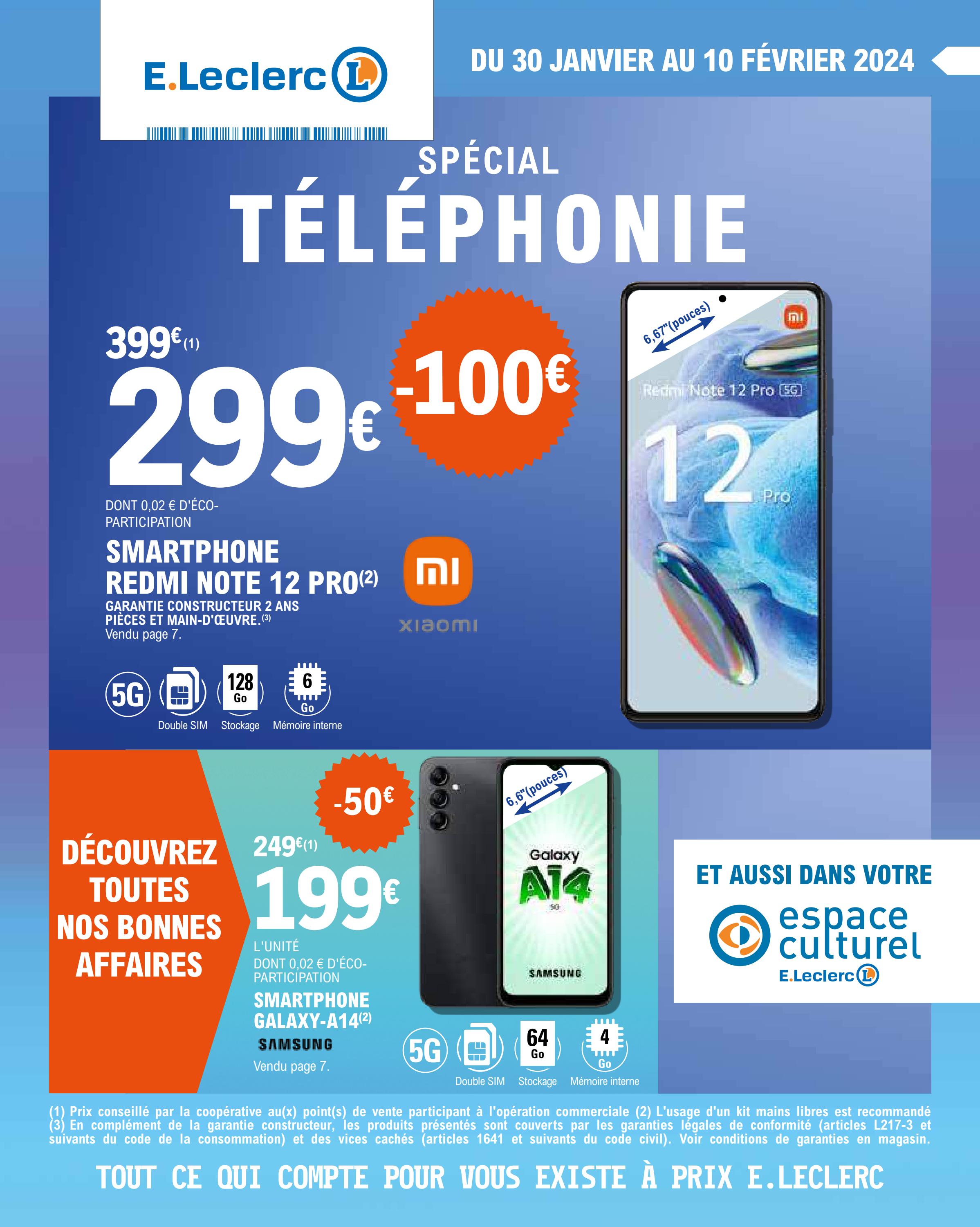 Catalogue Espace Culturel Spécial Téléphonie du 30/01 au 10/02 by E