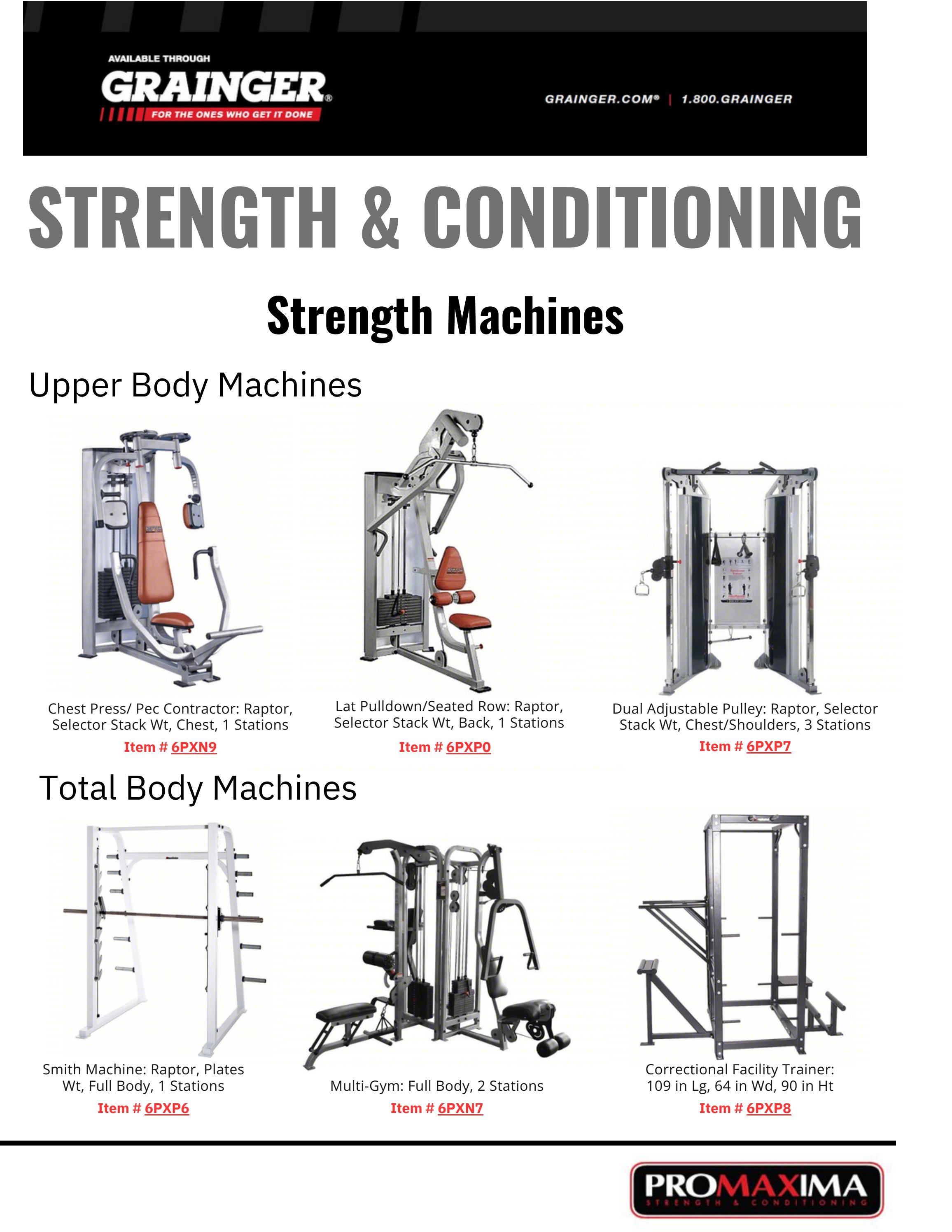 Promaxima Fitness Equipment, Grainger by ISI Marketing Portal Issuu
