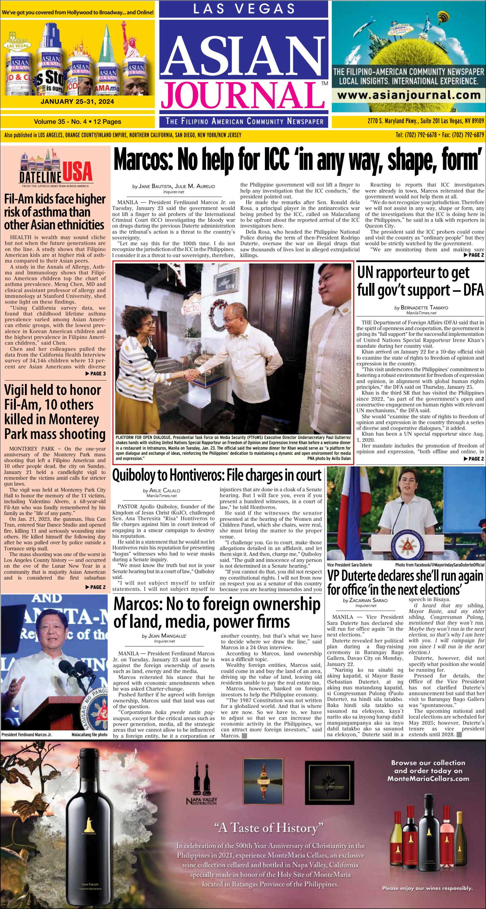 012524 - Las Vegas Edition by Asian Journal Community Newspapers - Issuu