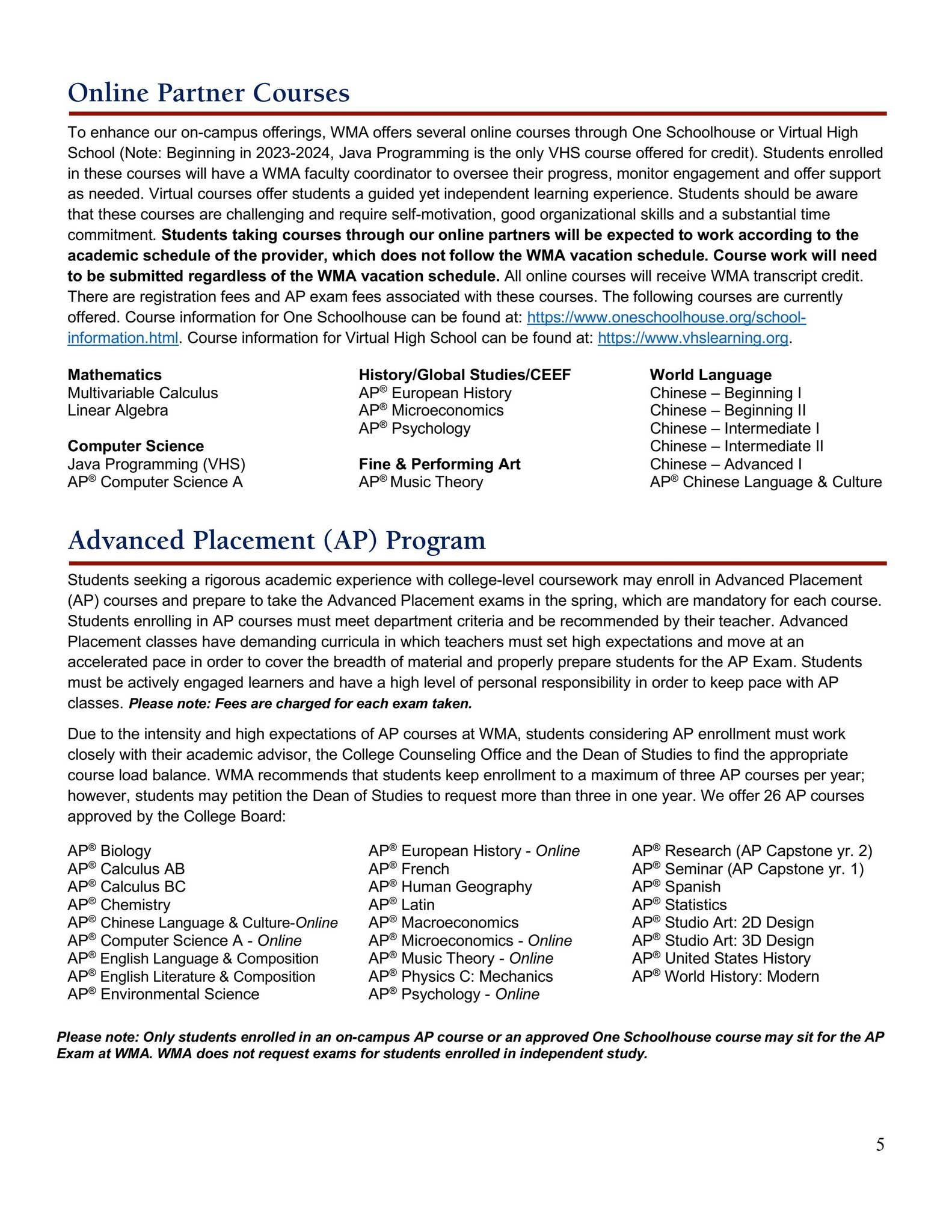 Curriculum Guide 2023-2024 by Wilbraham & Monson Academy - Issuu