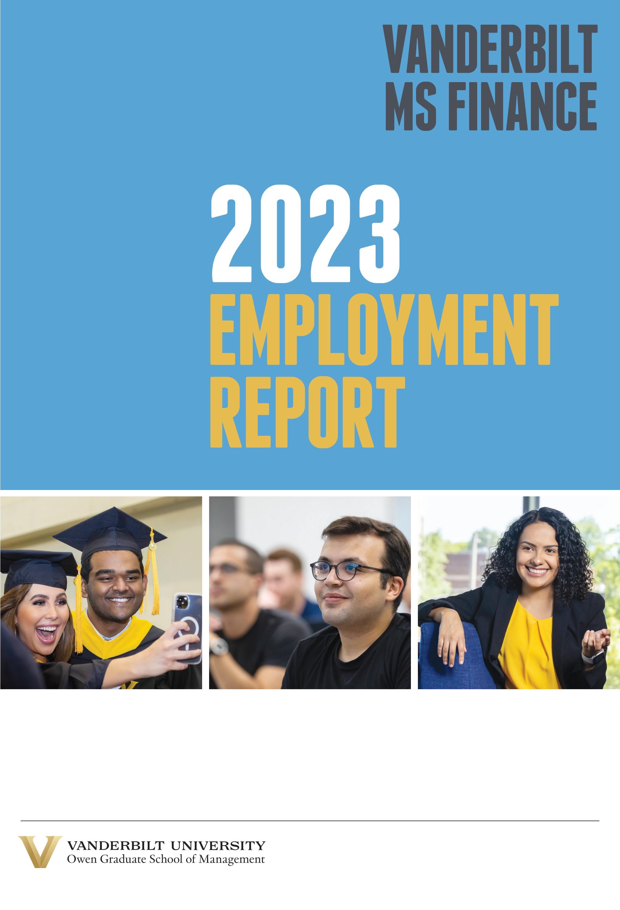 2023 MS Finance Employment Report Vanderbilt Business by Vanderbilt