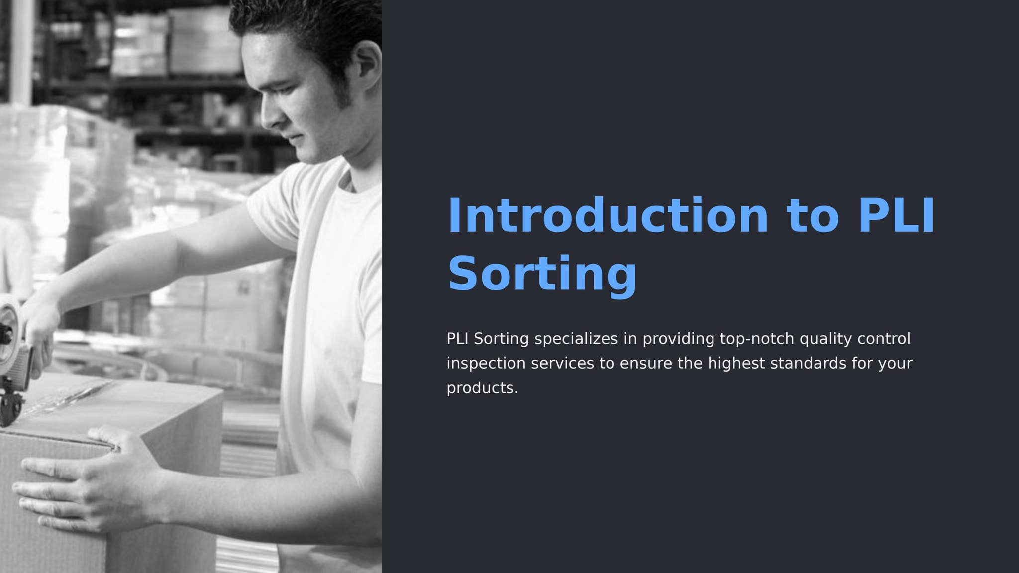 Introduction to PLI Sorting by thirdpartyinspectionservice - Issuu