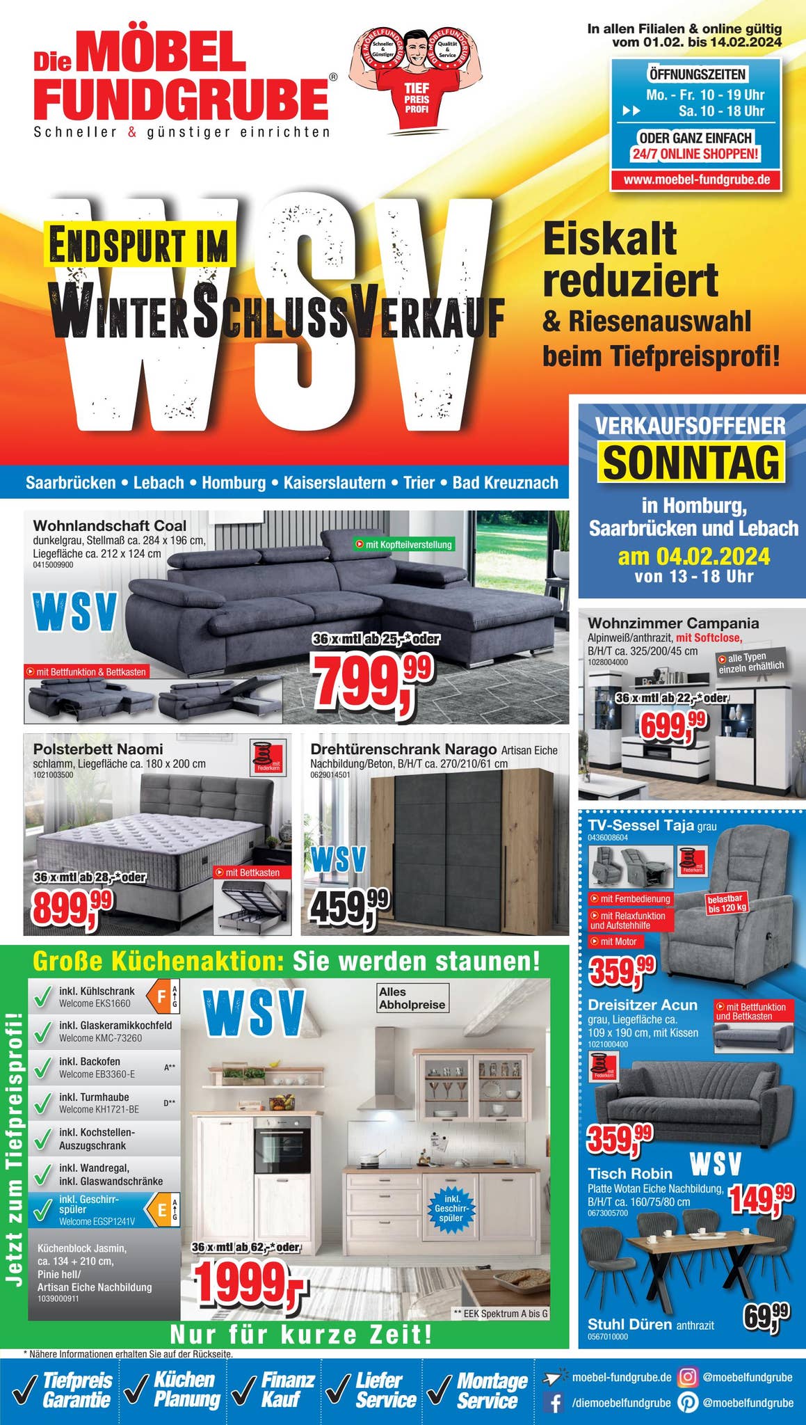 Die Möbelfundgrube Prospekt KW 05 by Die Möbelfundgrube Martin Eckert GmbH