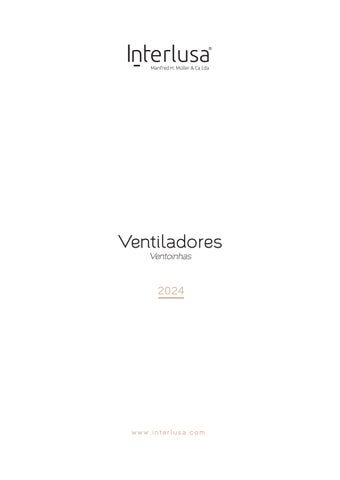 灯饰目录 德文 Ventilación 2024 西文 第 3 页