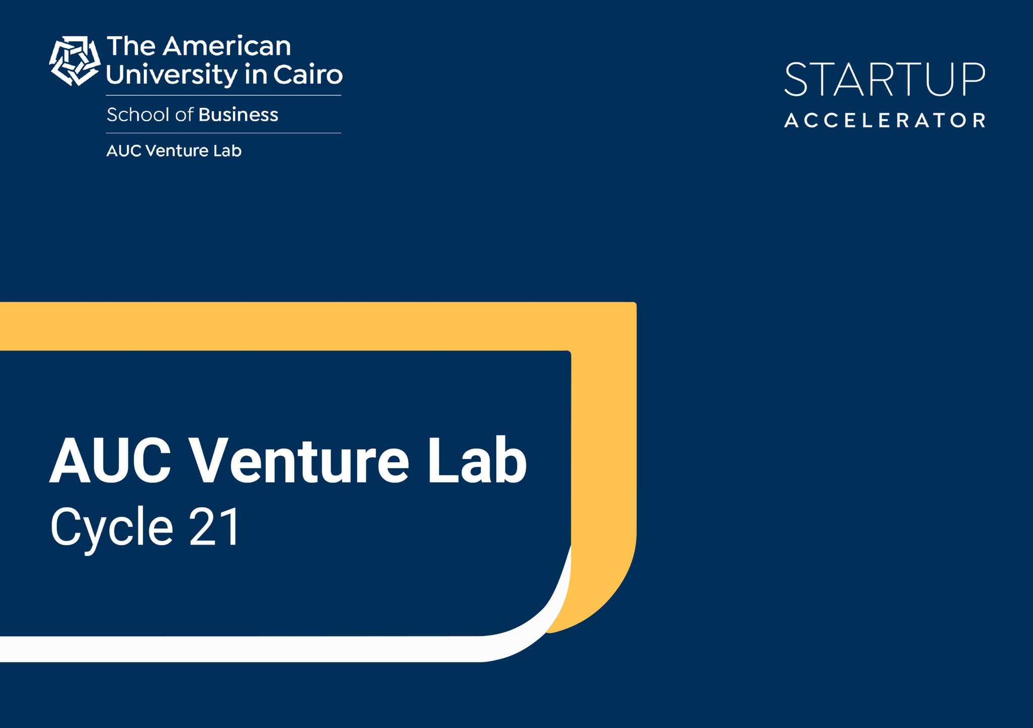 AUC Venture Lab Cycle 21 by AUC Venture Lab - Issuu
