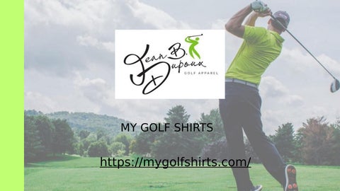 Best Golf Shirts with Brand Value Growing Fast