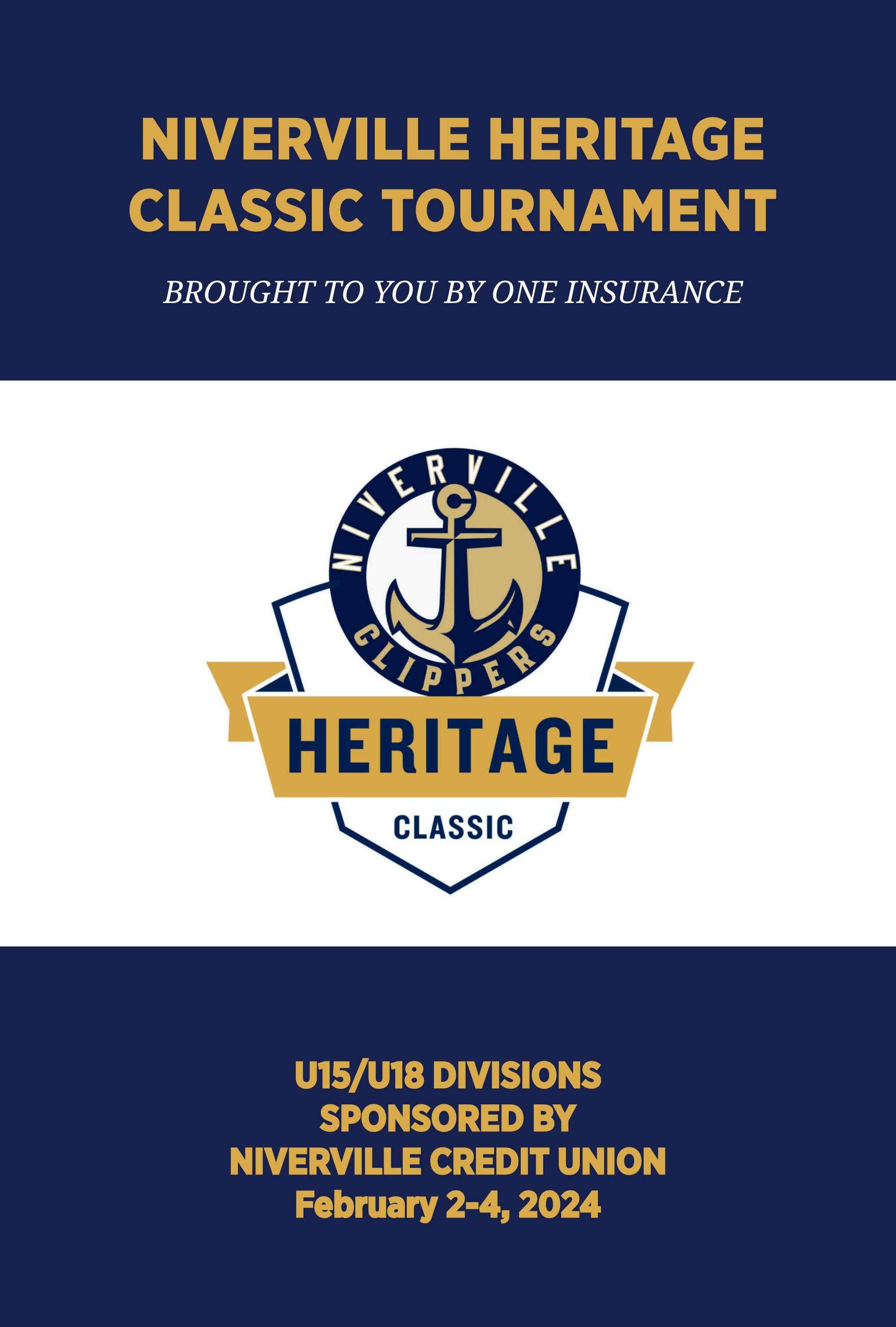 Niverville Clippers Heritage Classic Tournament U15/U18 Program ...