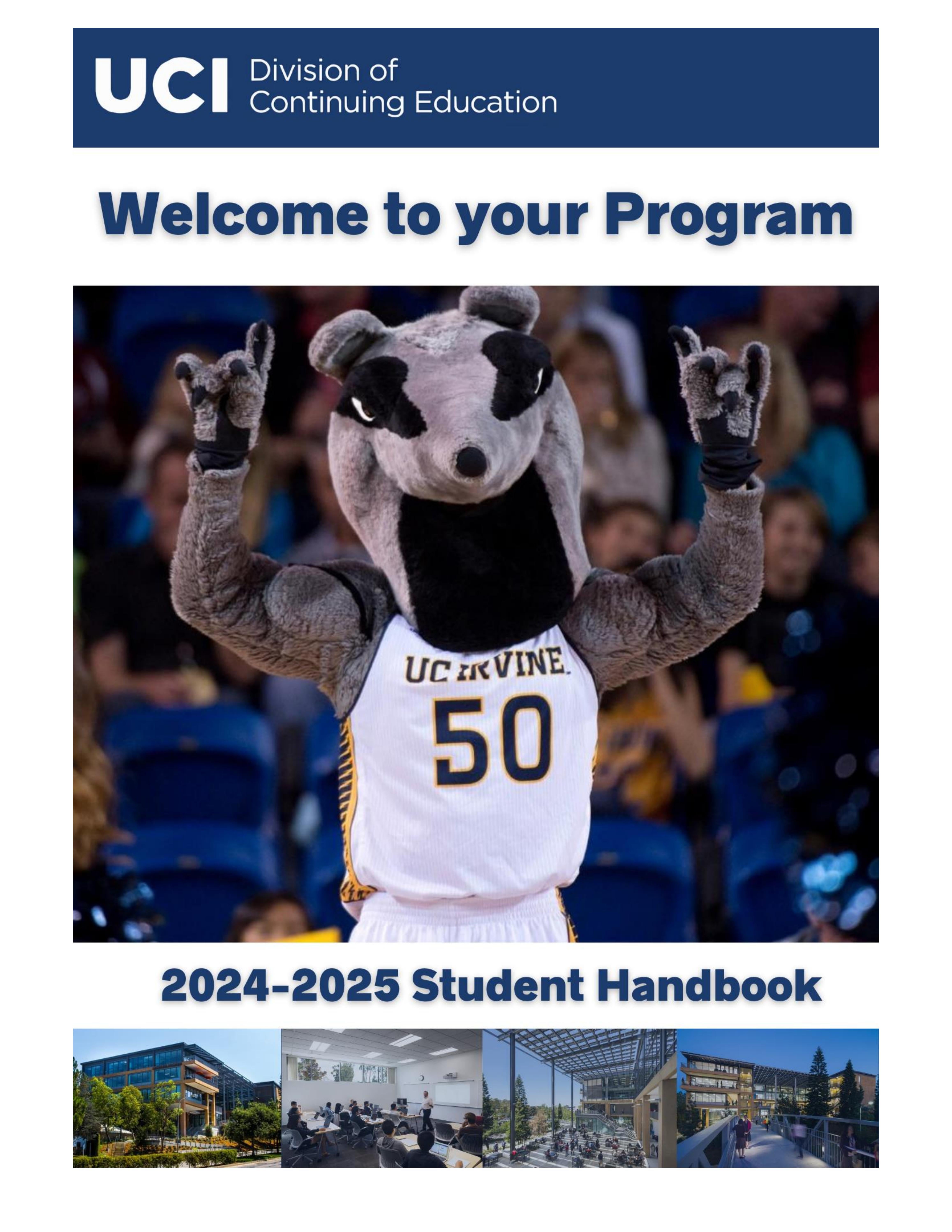 UCI DCE Student Handbook to Your Program by UCI Division of