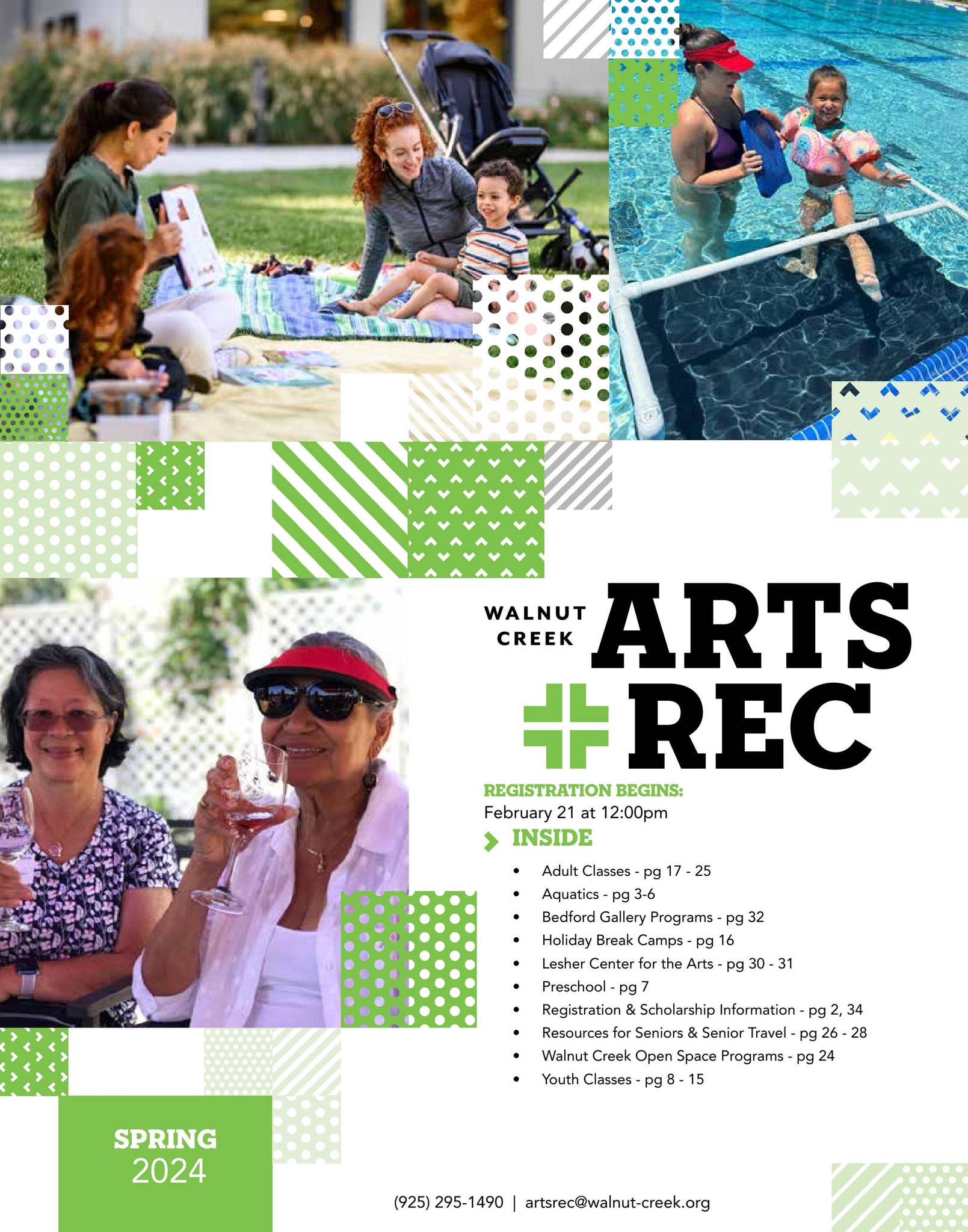 City of Walnut Creek Guide to Arts + Rec Spring 2024 by City of