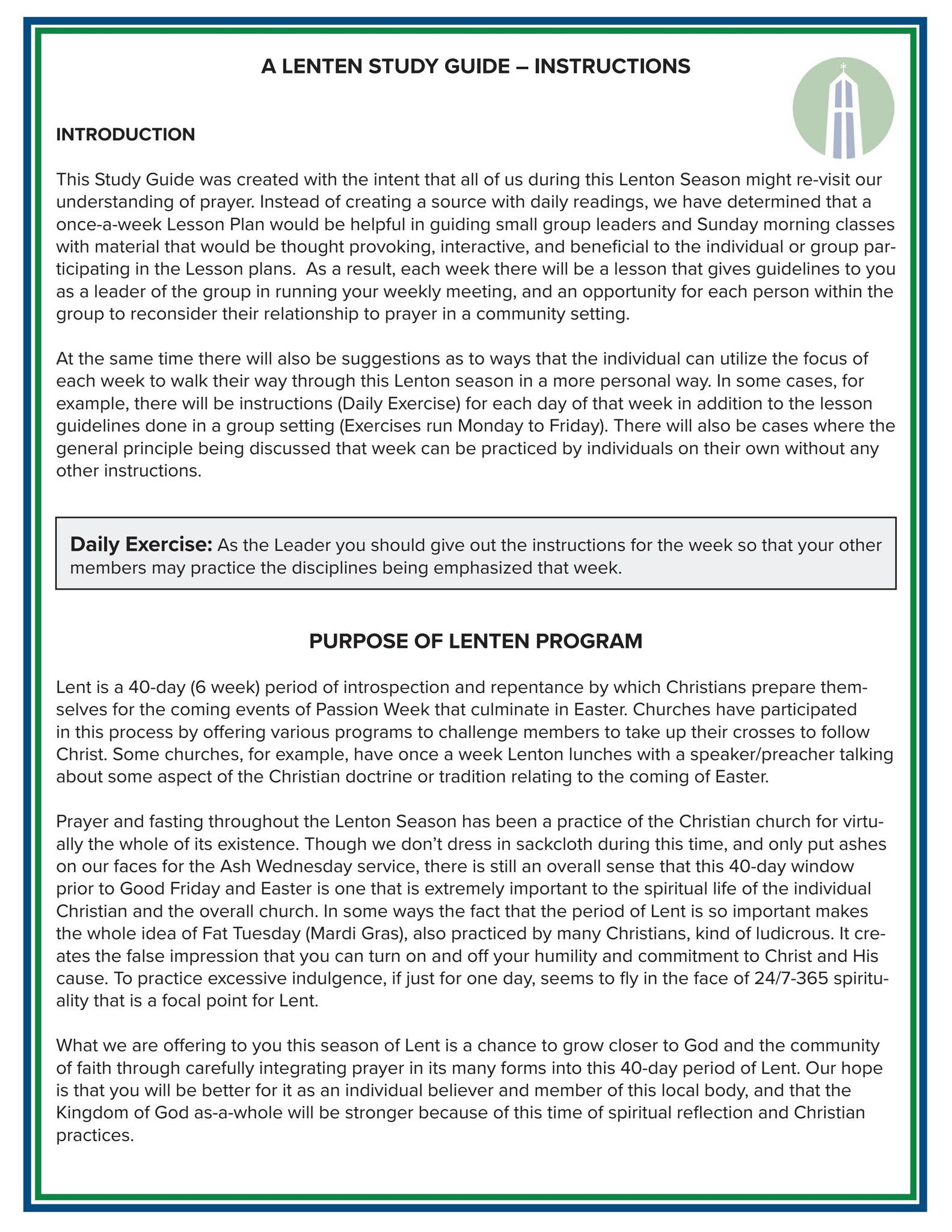 A Lenten Study Guide by Frazer Church - Issuu