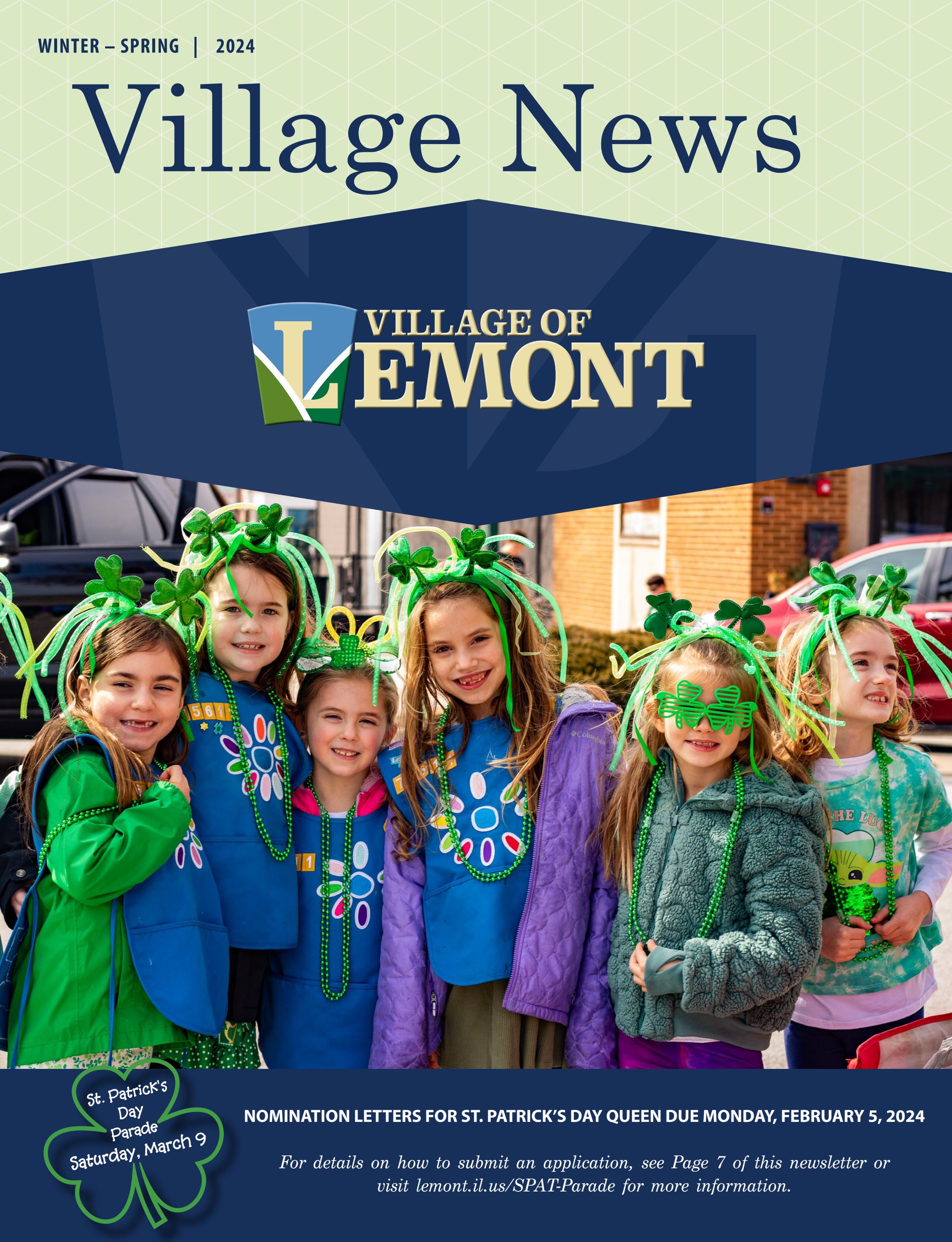 Village of Lemont Village News Winter Spring 2024 by Village of