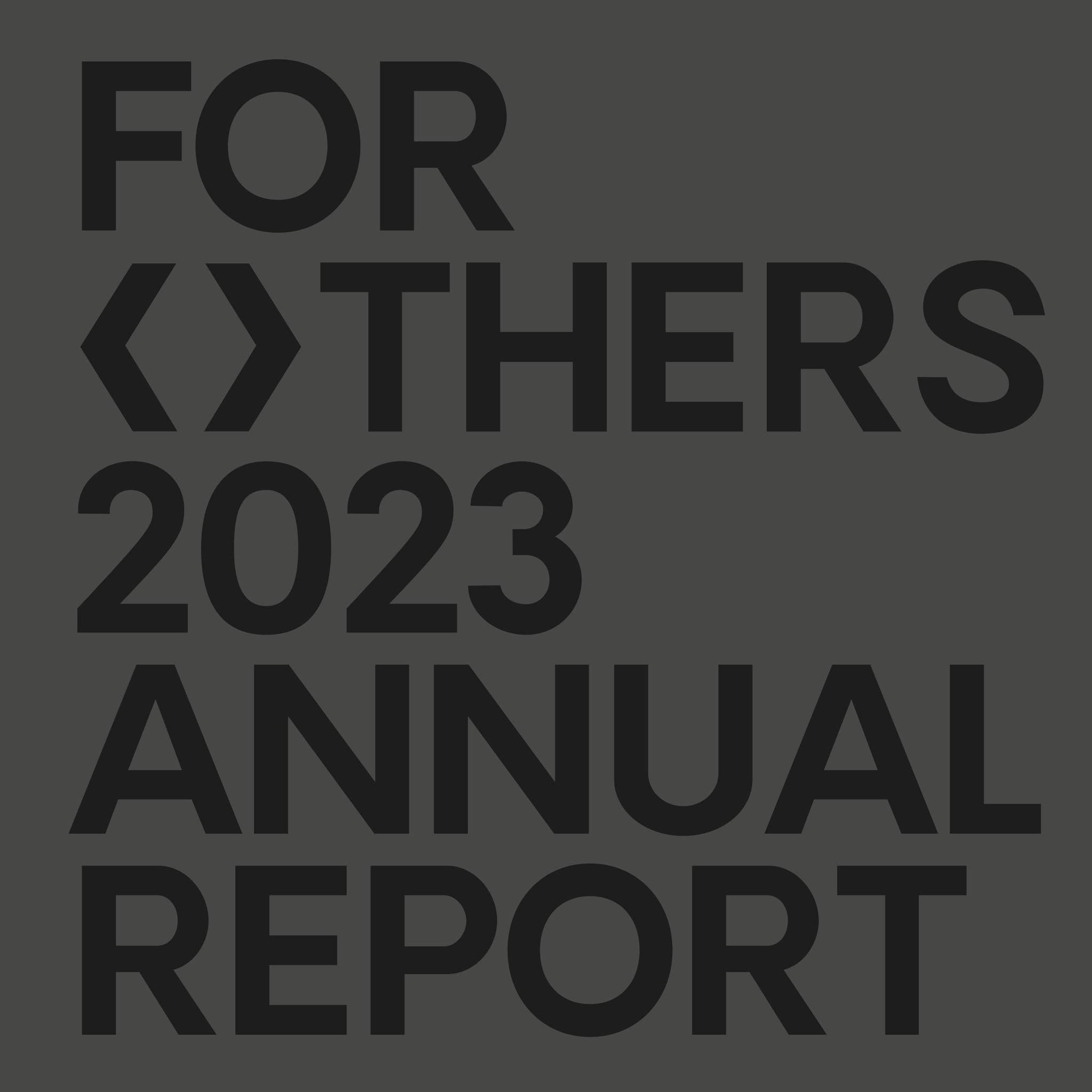 2023 Annual Report by For Others - Issuu