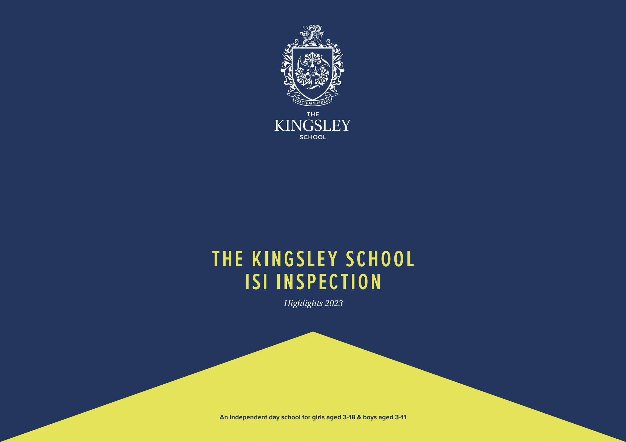 The Kingsley School ISI Report 2023 by Warwick Schools Foundation - Issuu