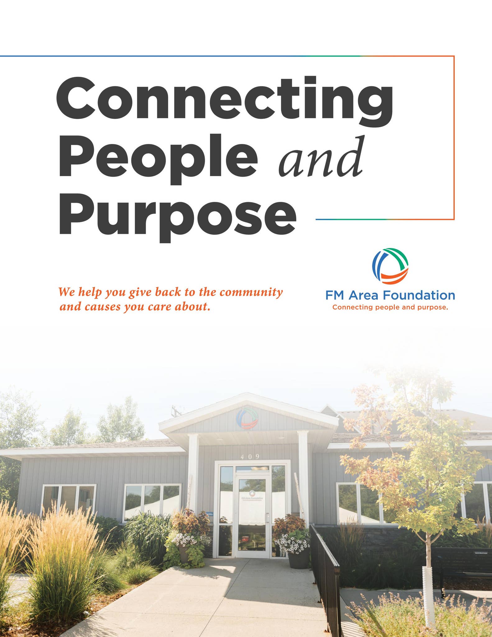 FM Area Foundation Connecting People and Purpose by FM Area Foundation