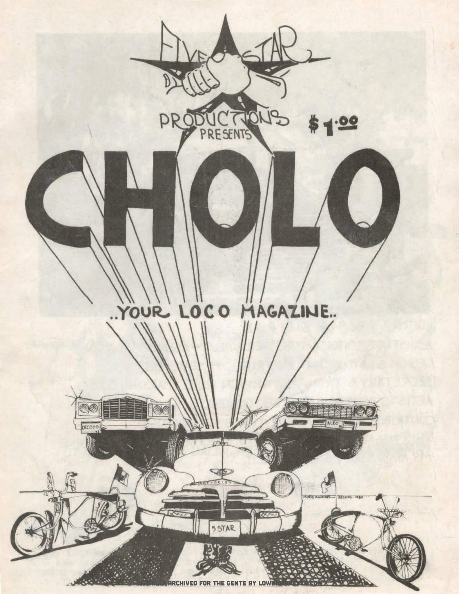 Cholo Style Magazine 第85号 Cholo, Your Loco Magazine, 1979 by Lowrider Fever - Issuu