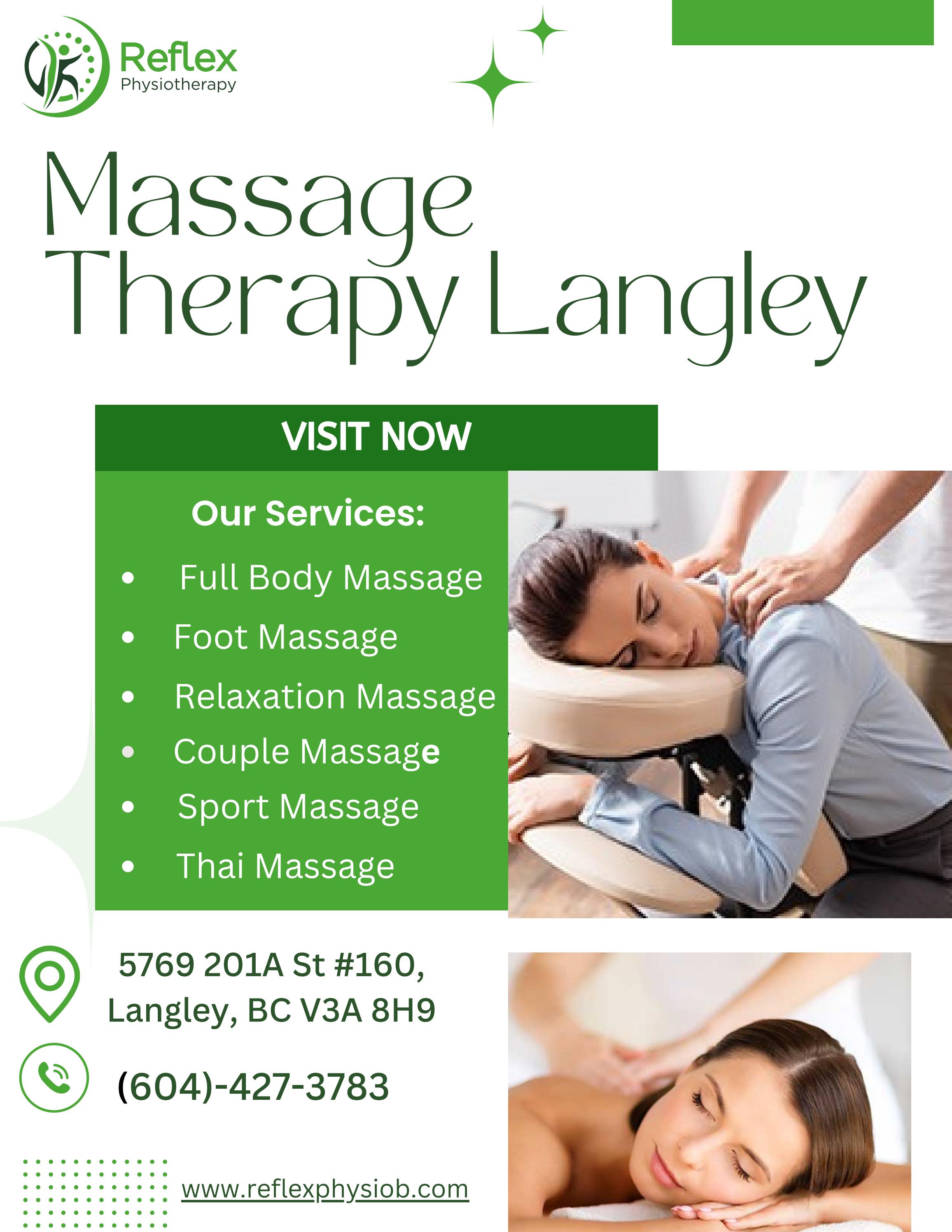 Massage Therapy Langley by reflexphysio Issuu