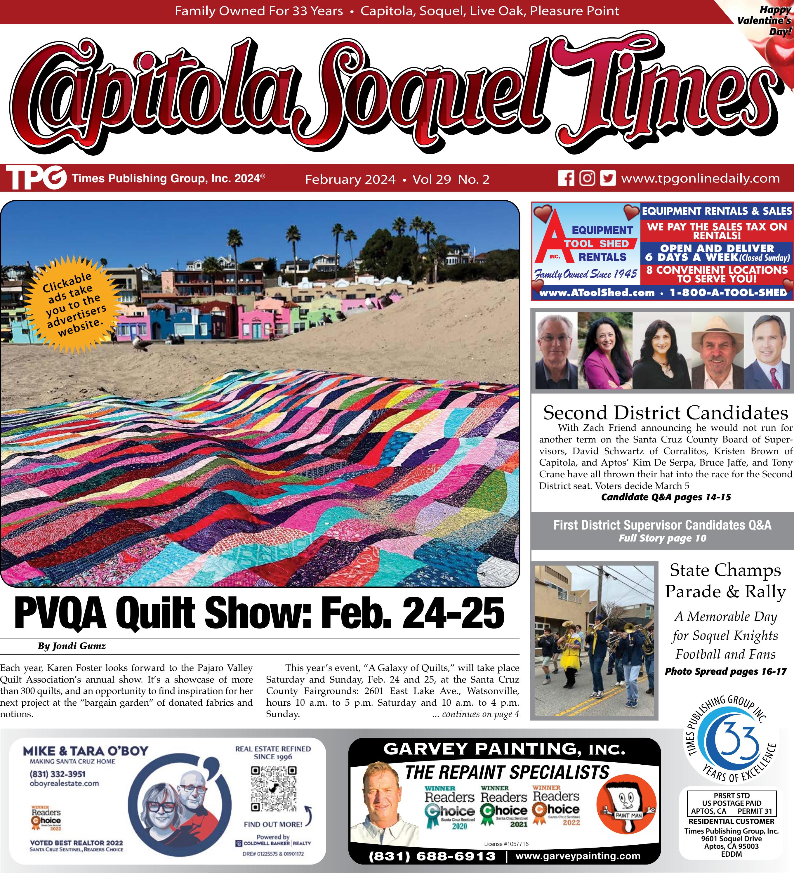 Capitola Soquel Times February 2024 by Times Publishing Group, Inc