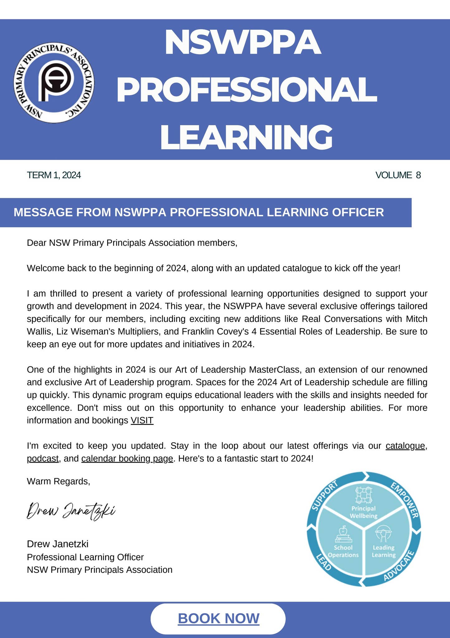 Priority Management 2024 PLO Catalogue by NSWPPA Professional Learning