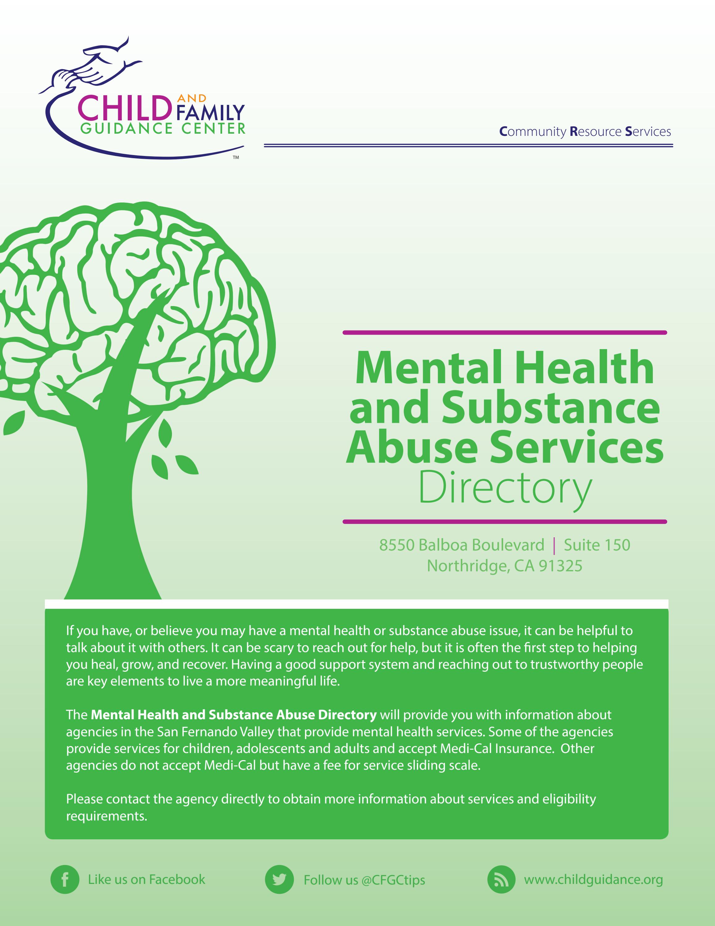 Mental Health and Substance Abuse Services Resource Directory by Child ...