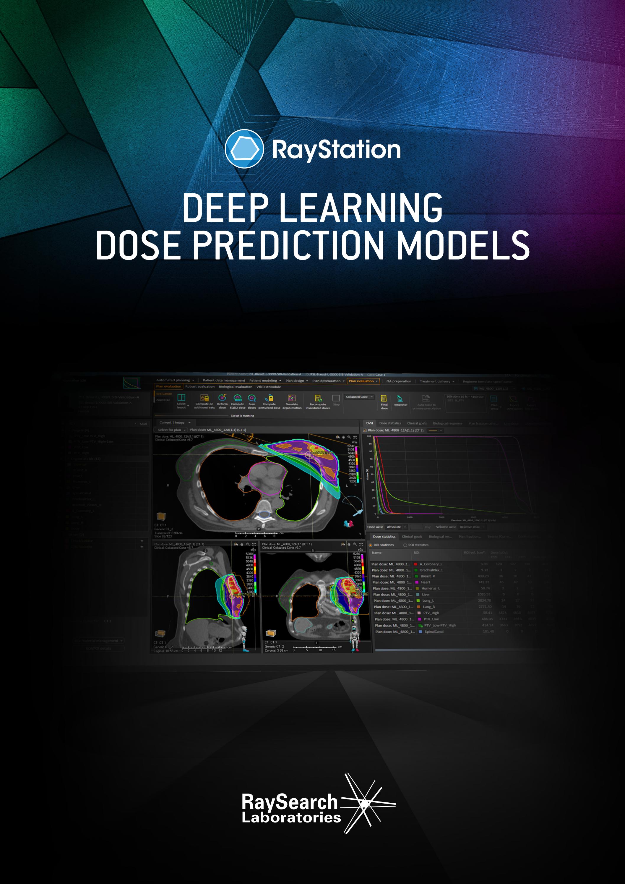 Deep Learning Dose Prediction Models Catalogue by RaySearch ...
