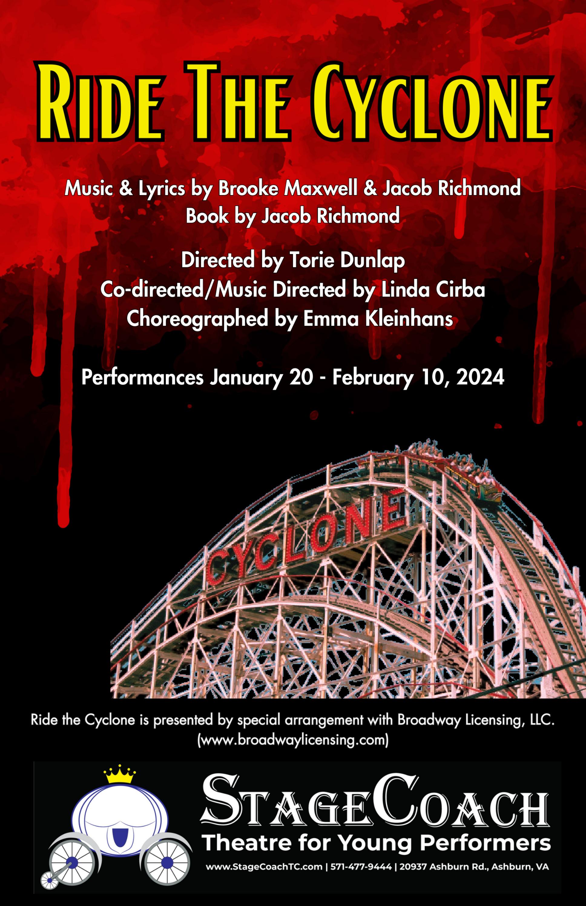 Ride the Cyclone by StageCoach Theatre for Young Performers by