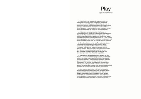IDEA GROUP - 现代 意大利 Vanities "PLAY" 第 2 页