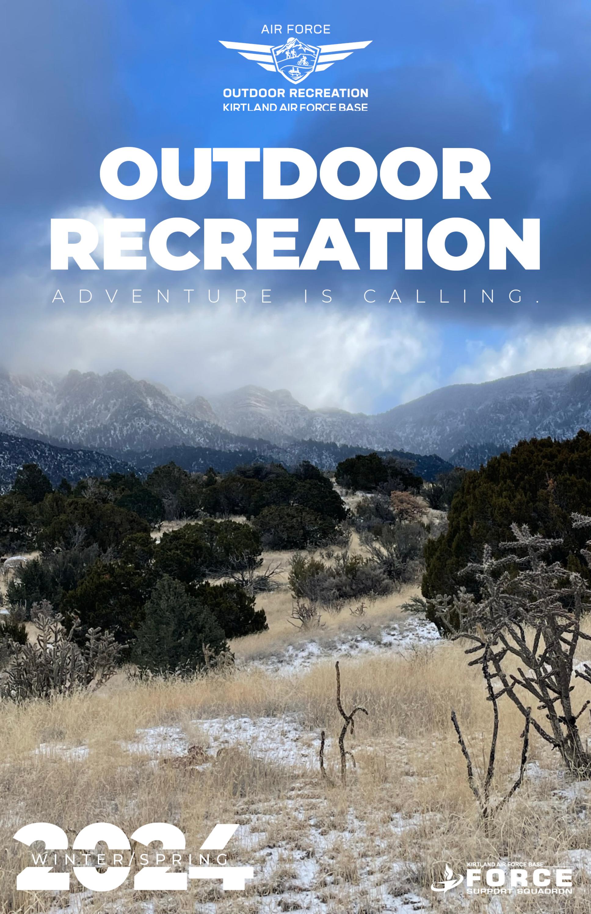Kirtland Outdoor Recreation Rental Catalogue by 377 FSS Marketing Issuu