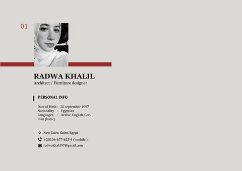 Radwa khalil 家具目录 · 家具 portfolio 第 4 页