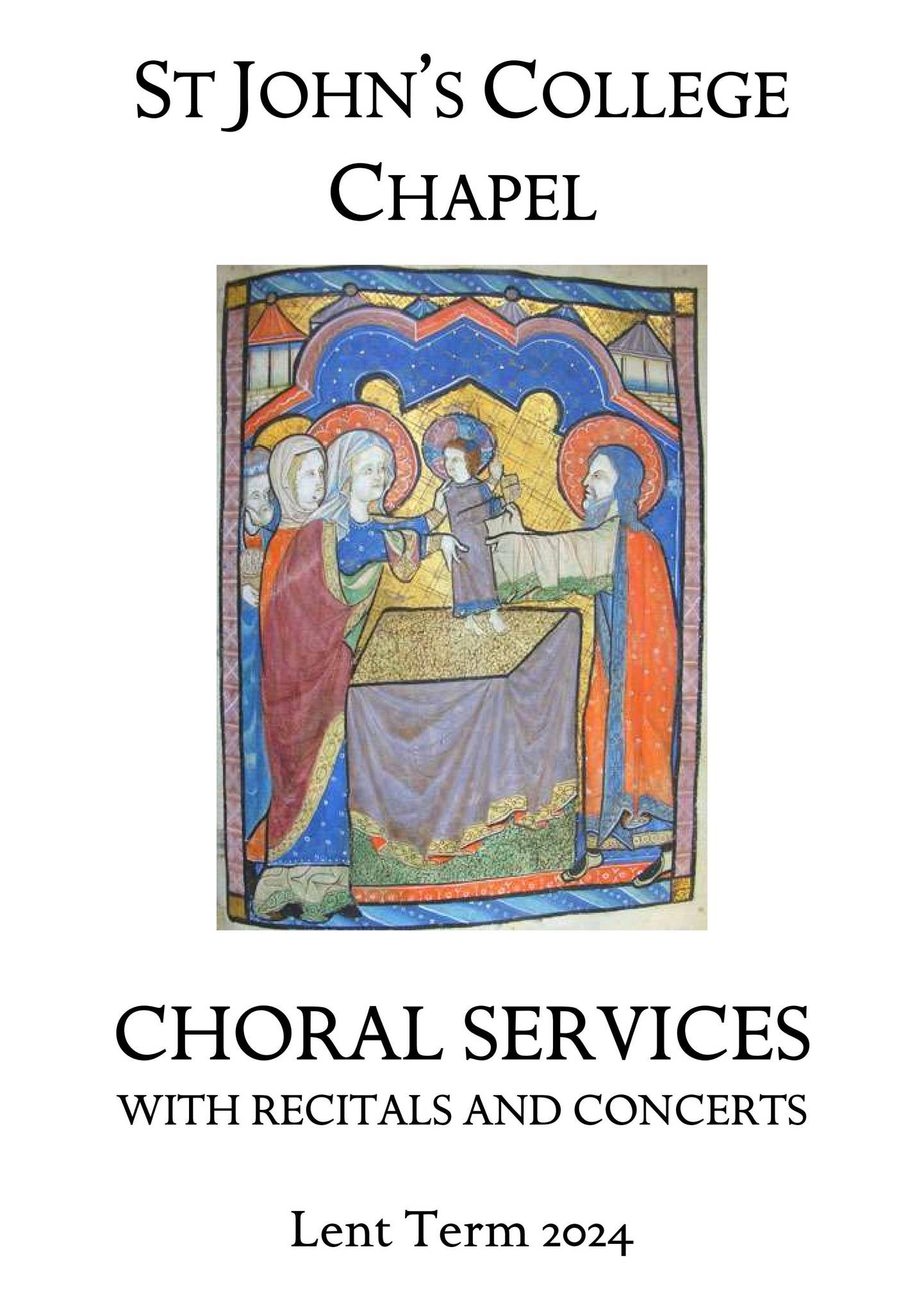 Lent Term Service List 2024 by St John's College, Cambridge Issuu