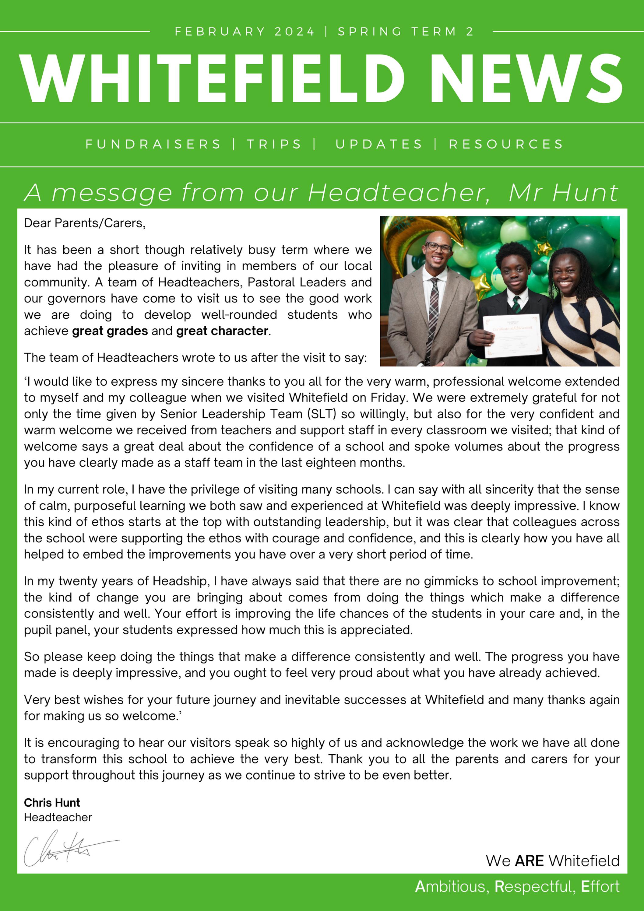 Spring Term 2 Newsletter by Whitefield School Issuu
