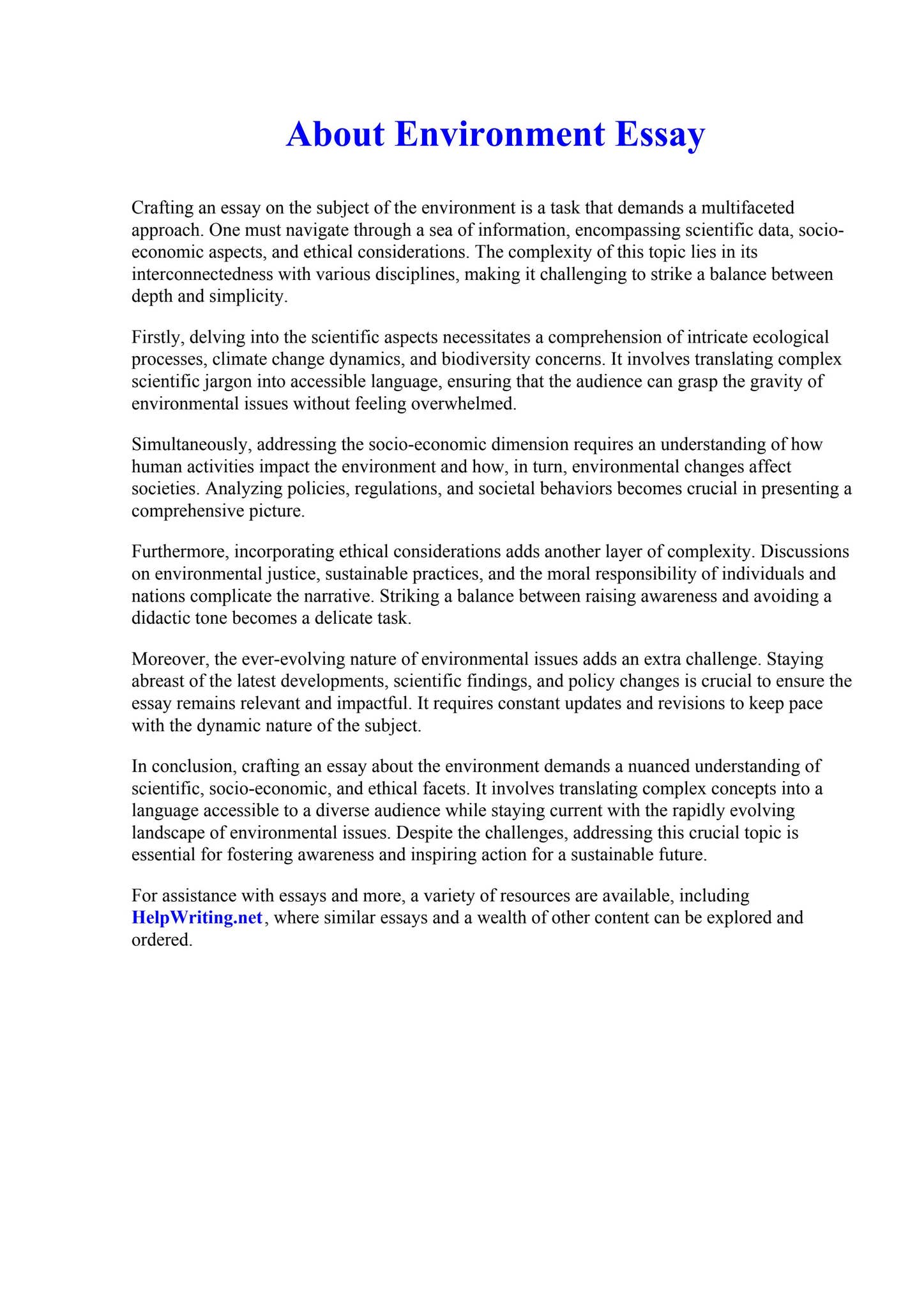 Concept Paper Example Environment About Environment Essay by How To Write An Abstract For Research Paper ...