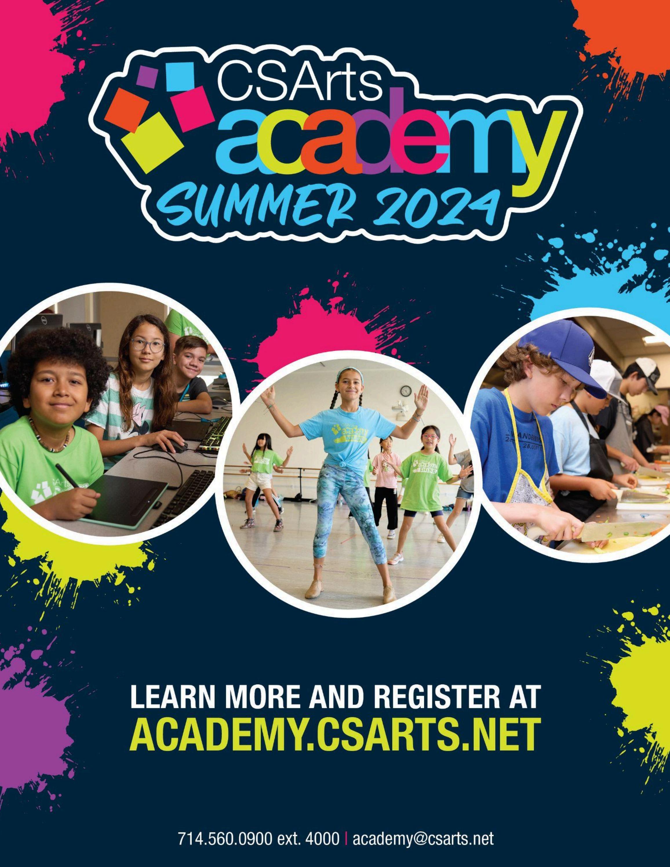 CSArts Academy Summer 2024 Brochure Of Classes By Orange County School