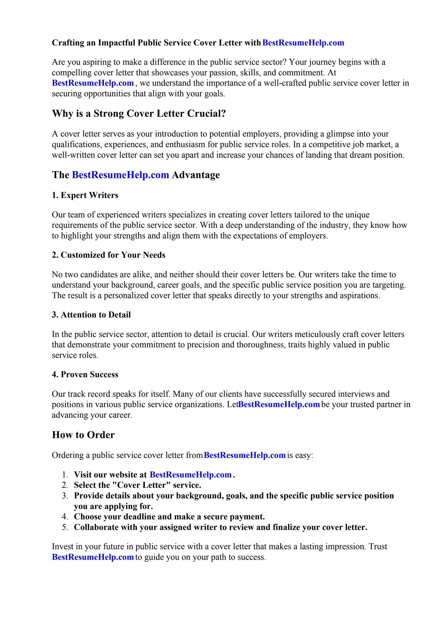 Public Service Cover Letter Example by How To Write A Personal Essay ...