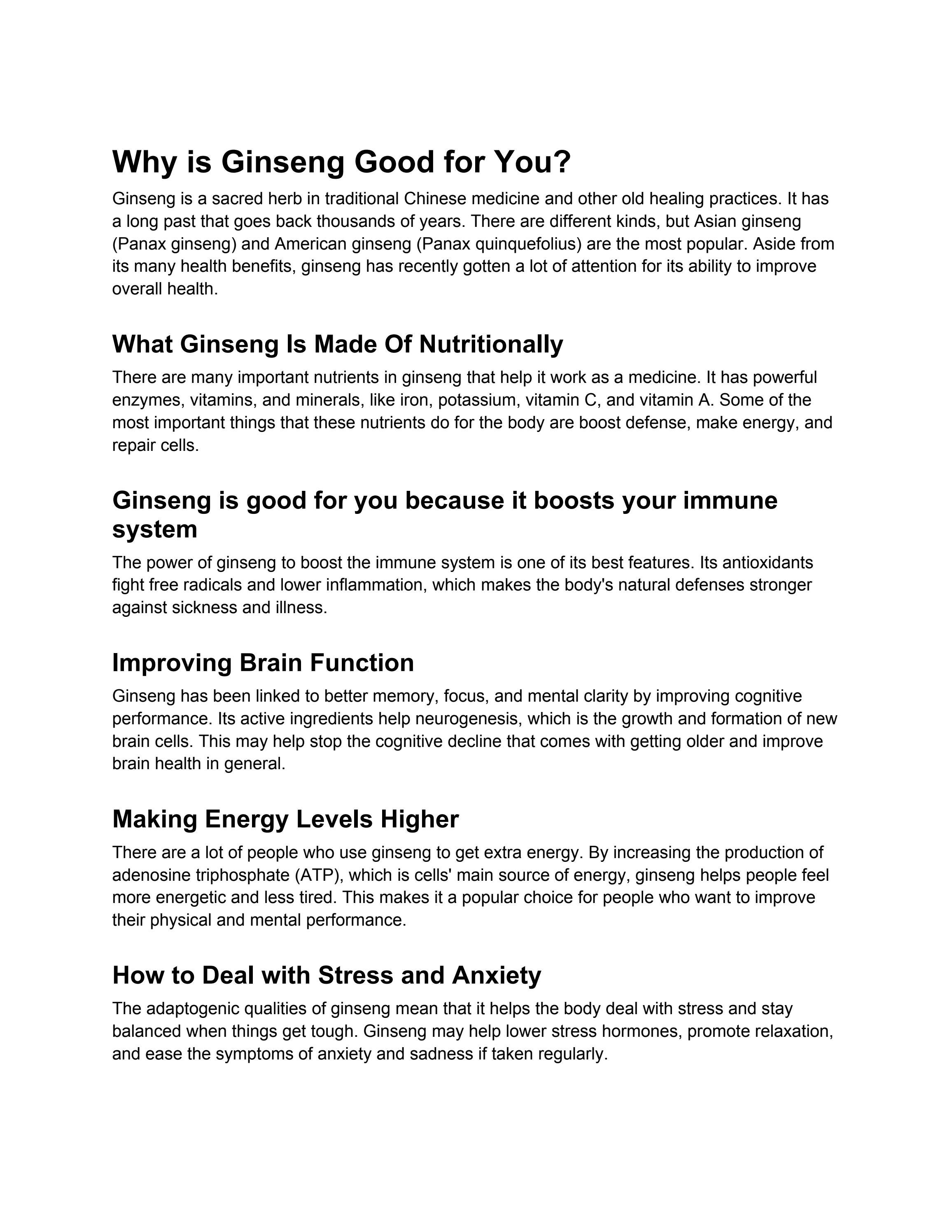 Why is ginseng good for you? by taegeuksagye Issuu